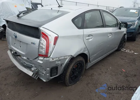 2012 Toyota Prius Three from USA, damaged, VIN JTDKN3DU3C5465159